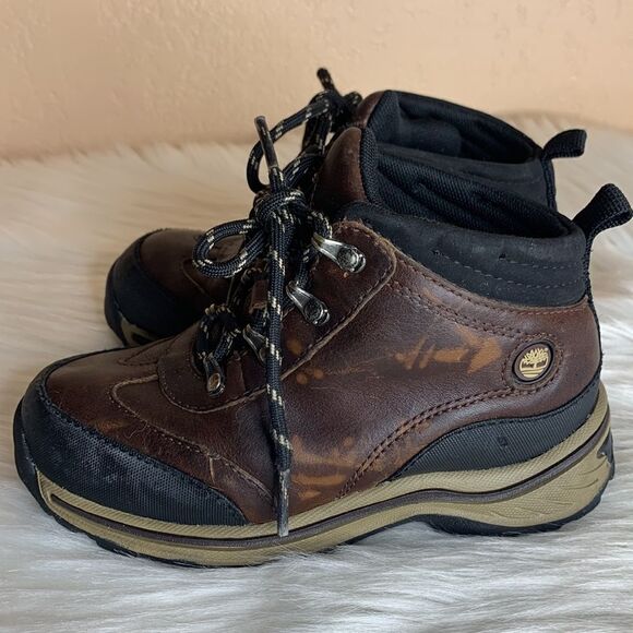 Timberland Leather Boots Sneakers Size 11 - Picture 5 of 9
